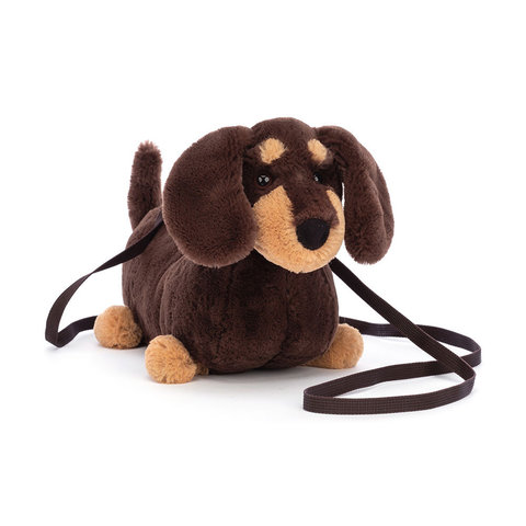 Teddy Bear n Doll - Jelly Cat Otto Sausage Dog Bag - TJ1227A5 Photo